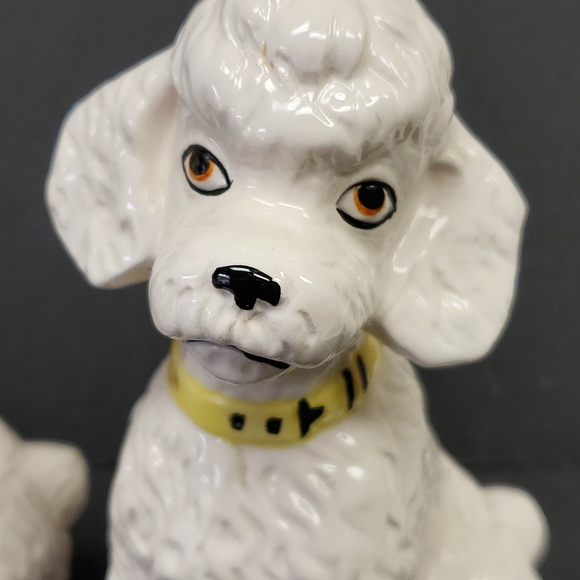 - 60's Vintage large ceramic poodles - Picture 2 of 8